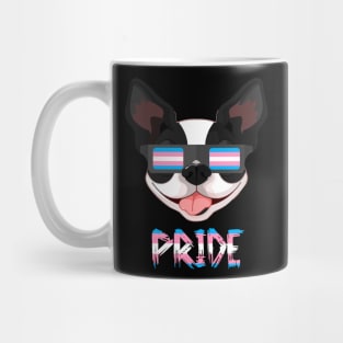 Boston Terriers Transgender Flag Lgbt Mug